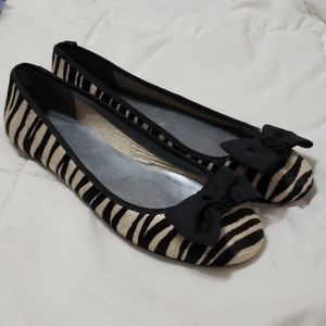 NWOT Gap Zebra Print Calf Hair Flats